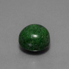 maw-sit-sit Verde natural de 8.51 ct, Corte Redondo, Opaco