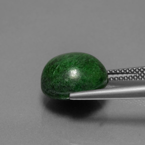 maw-sit-sit Verde natural de 8.51 ct, Corte Redondo, Opaco