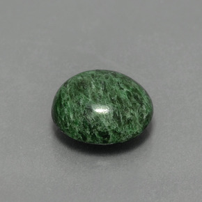 maw-sit-sit Verde natural de 4.06 ct, Corte Redondo, Opaco