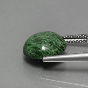 maw-sit-sit Verde natural de 4.06 ct, Corte Redondo, Opaco