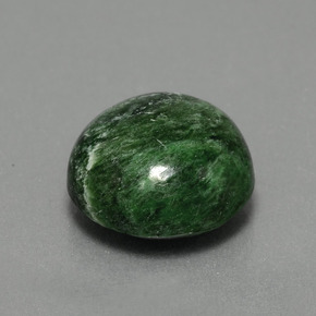 maw-sit-sit Verde natural de 6.20 ct, Corte Redondo, Opaco