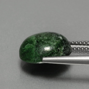 maw-sit-sit Verde natural de 6.20 ct, Corte Redondo, Opaco