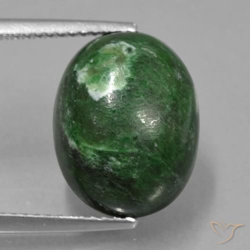 10.52ct Natural Verde oscuro maw-sit-sit, Ovalada, Opaco