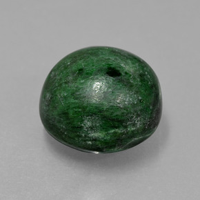 maw-sit-sit Verde natural de 9.12 ct, Corte Redondo, Opaco