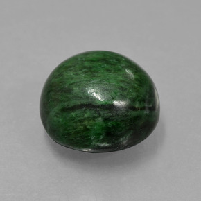 maw-sit-sit Verde natural de 8.24 ct, Corte Redondo, Opaco