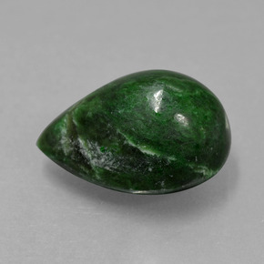 maw-sit-sit Verde natural de 8.26 ct, En forma de pera, Opaco