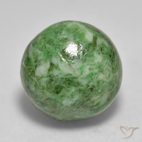 11.60ct Natural Verde medio maw-sit-sit, Redondo, Opaco