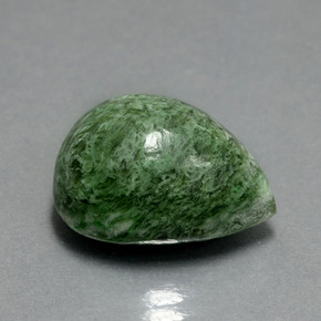maw-sit-sit Verde natural de 15.14 ct, En forma de pera, Opaco