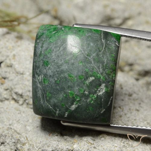 33.51ct Natural Verde oscuro maw-sit-sit, Corte Baguette, Opaco