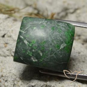 maw-sit-sit Verde oscuro natural de 33.51 ct, Corte Baguette, Opaco