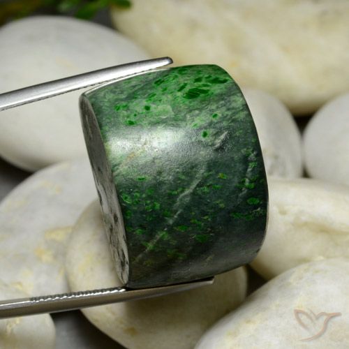 77.61ct Natural Verde oscuro maw-sit-sit, Corte Baguette, Opaco