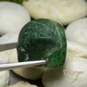 maw-sit-sit Verde oscuro natural de 77.61 ct, Corte Baguette, Opaco