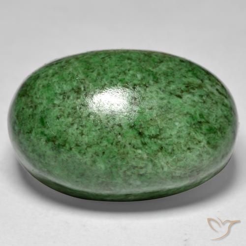 30.49ct Natural Verde lima maw-sit-sit, Ovalada, Opaco