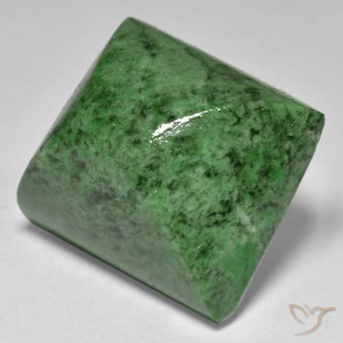 maw-sit-sit Verde oscuro natural de 30.33 ct, Corte Baguette, Opaco