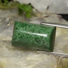 maw-sit-sit Verde pino natural de 21.71 ct, Corte Baguette, Opaco