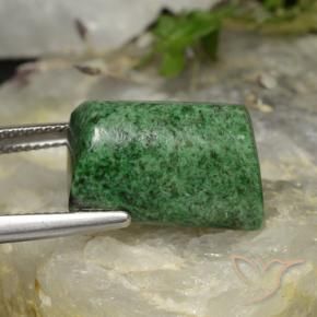 maw-sit-sit Verde pino natural de 21.71 ct, Corte Baguette, Opaco