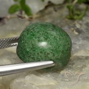 maw-sit-sit Verde pino natural de 25.08 ct, Redondo, Opaco