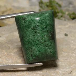 Maw-sit-sit verde natural de 39,21 ct, baguette, opaco