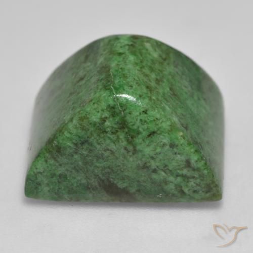 maw-sit-sit Verde oscuro natural de 19.43 ct, Corte Baguette, Opaco