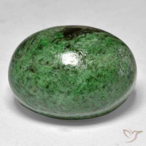 27.95ct Natural Verde pino maw-sit-sit, Ovalada, Opaco