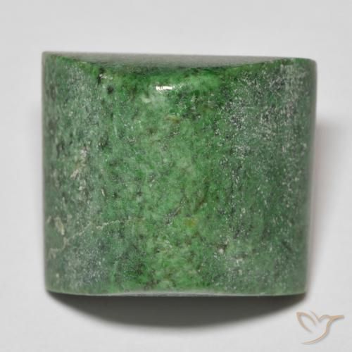 30.31ct Natural Verde terroso maw-sit-sit, Corte Baguette, Opaco