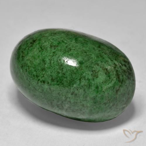 maw-sit-sit Verde pino natural de 33.52 ct, Ovalada, Opaco