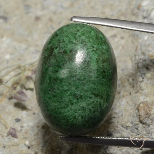 28.65ct Natural Verde oscuro maw-sit-sit, Ovalada, Opaco