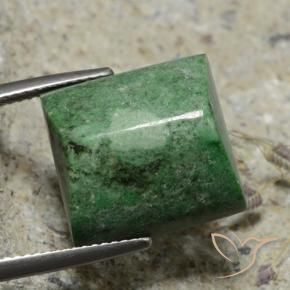 maw-sit-sit Verde medio natural de 18.97 ct, Corte Baguette, Opaco