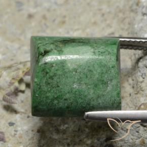 maw-sit-sit Verde medio natural de 18.97 ct, Corte Baguette, Opaco