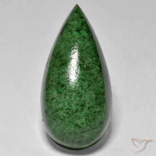 17.48ct Natural Verde pino maw-sit-sit, En forma de pera, Opaco