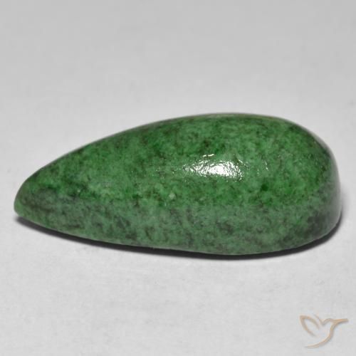 maw-sit-sit Verde pino natural de 17.48 ct, En forma de pera, Opaco