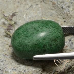 maw-sit-sit Verde pino natural de 30.58 ct, Ovalada, Opaco