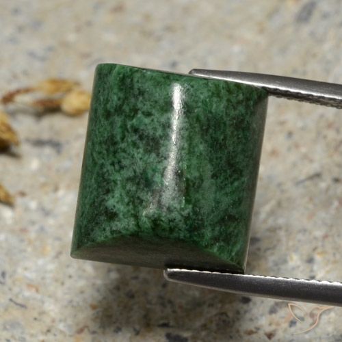 19.76ct Natural Verde oscuro maw-sit-sit, Corte Baguette, Opaco
