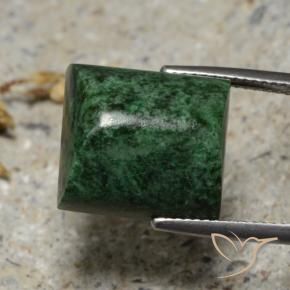 maw-sit-sit Verde oscuro natural de 19.76 ct, Corte Baguette, Opaco