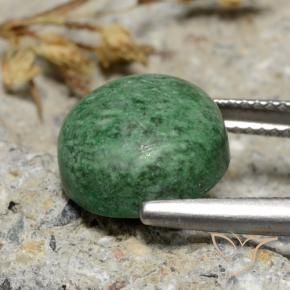 maw-sit-sit Verde pino pálido natural de 7.68 ct, Redondo, Opaco