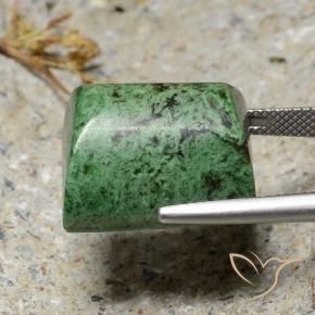 maw-sit-sit Verde medio natural de 32.98 ct, Corte Baguette, Opaco