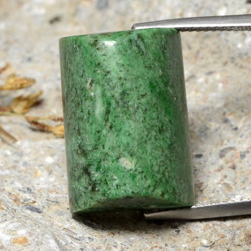 31.09ct Natural Verde medio maw-sit-sit, Corte Baguette, Opaco
