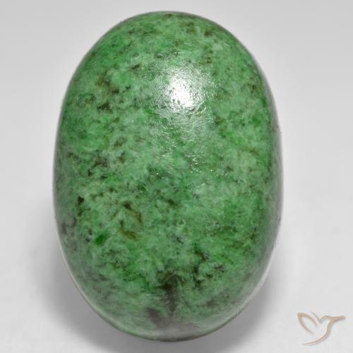33.92ct Natural Verde oscuro maw-sit-sit, Ovalada, Opaco