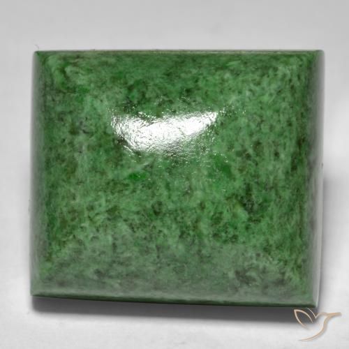 34.26ct Natural Verde oscuro maw-sit-sit, Corte Baguette, Opaco
