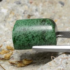 maw-sit-sit Verde medio natural de 23.85 ct, Corte Baguette, Opaco
