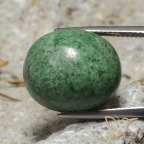 maw-sit-sit Verde pino pálido natural de 29.05 ct, Ovalada, Opaco
