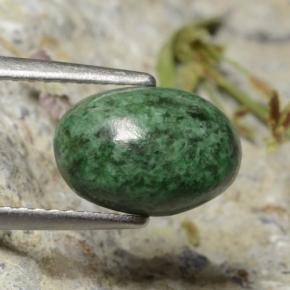 maw-sit-sit Verde natural de 2.54 ct, Corte Óvalo, Opaco
