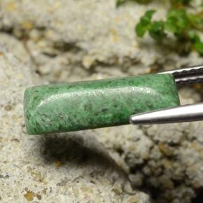 Maw-sit-sit verde natural de 3,09 ct, baguette, opaco