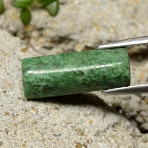 Maw-sit-sit verde natural de 3,17 ct, baguette, opaco