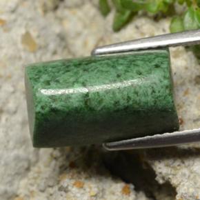 Maw-sit-sit verde natural de 6,52 ct, baguette, opaco
