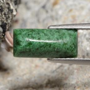 Maw-sit-sit verde natural de 3,15 ct, baguette, opaco