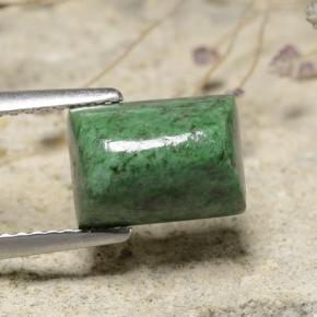 maw-sit-sit Verde natural de 3.52 ct, Corte Baguette, Opaco