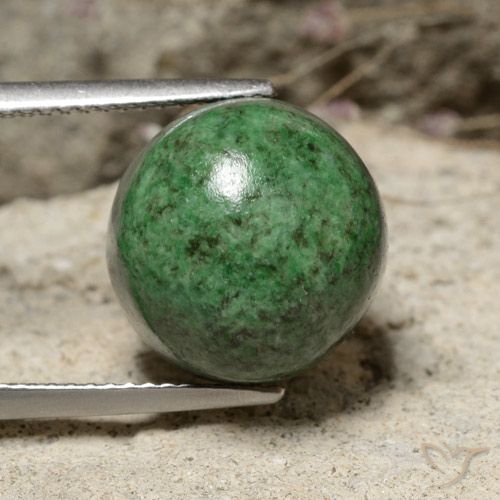 13.27ct Natural Verde medio maw-sit-sit, Redondo, Opaco