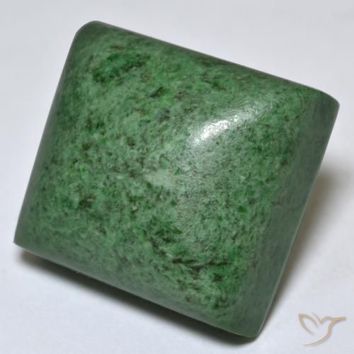 maw-sit-sit Verde oscuro natural de 48.39 ct, Corte Baguette, Opaco