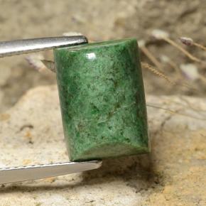 maw-sit-sit Verde oscuro natural de 6.77 ct, Corte Baguette, Opaco